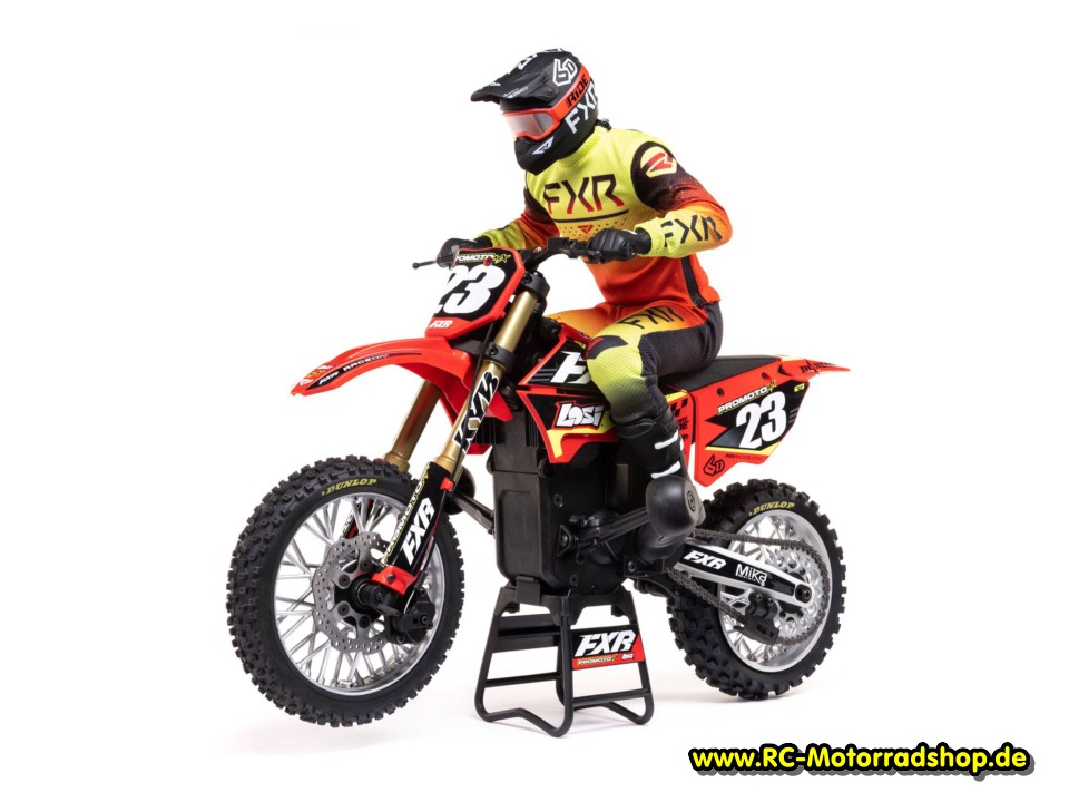 LOS06000T1: LOSI Promoto-MX 1/4 RTR, FXR rot LOS06000T1